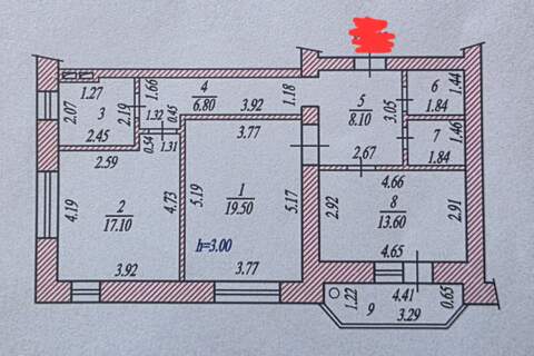 2-к квартира, 75,6 м², 6/6 эт.