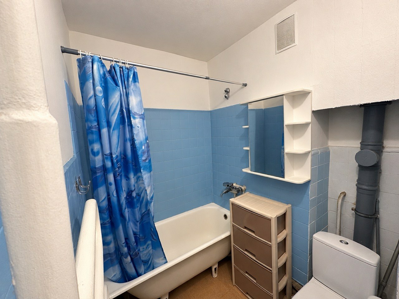 Квартира, 42 м², 1 комн.
