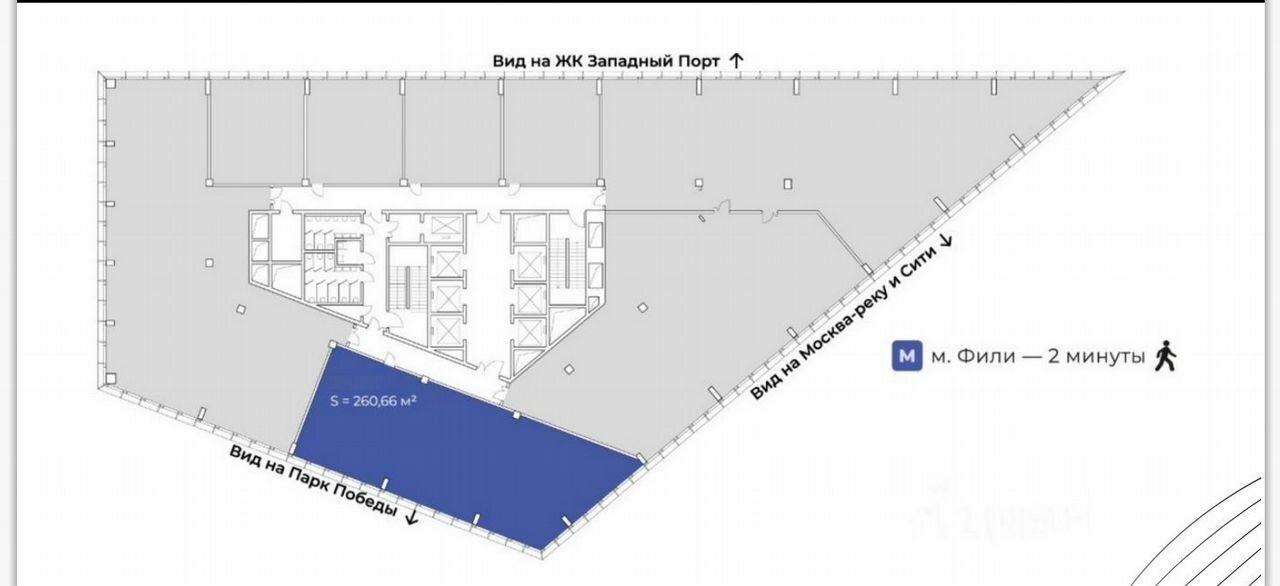 Коммерческая · 260.7 м² — Москва, Заречная улица, 2/1
