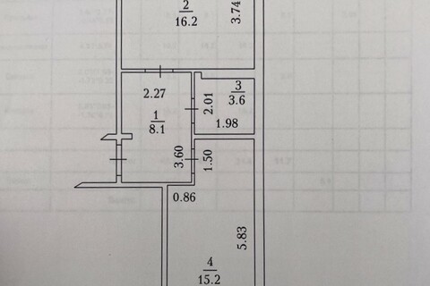 2-к квартира, 43,1 м², 9/9 эт.